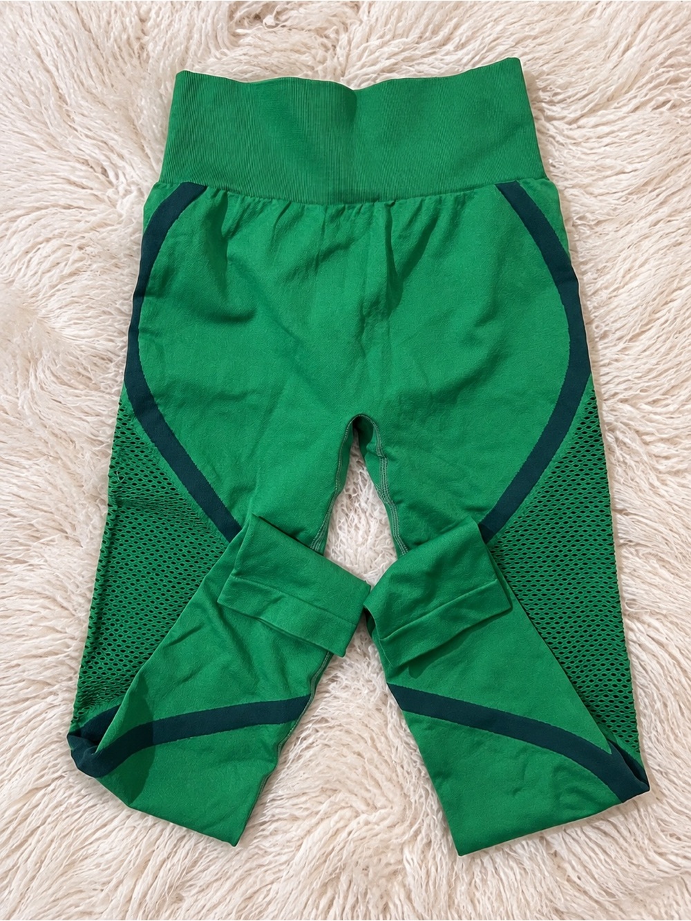 Green Athletic Leggings – Size S